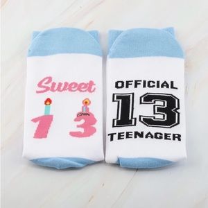 NWOT Fun Socks for the Teenager - 2 pairs O/S.